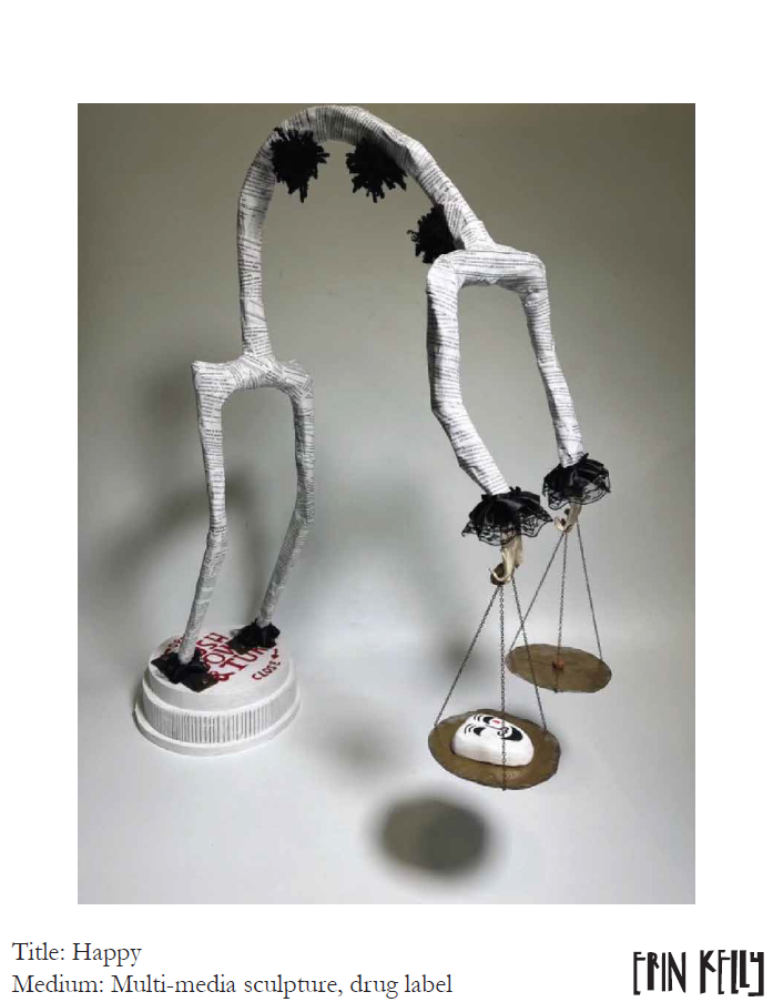 Happy Sculpture in Studio